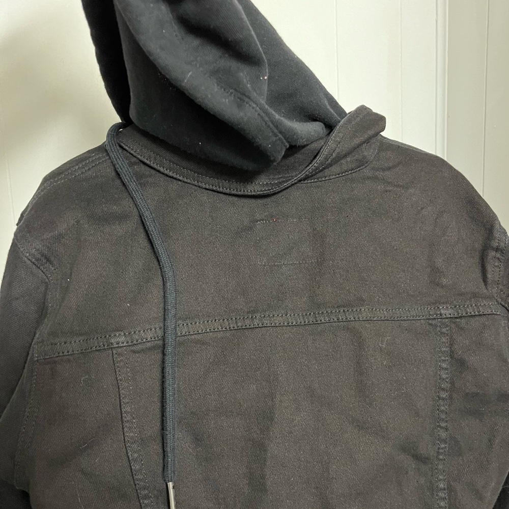 Guess Stella black hooded denim jacket - Picture 7 of 12